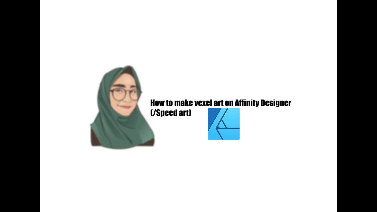 How to make vexel art on Affinity Designer  (/Speed art)