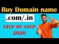 How To Buy Domain Names 2020  From GoDaddy, BIGROCK | how to buy .com domains | buy a domain