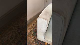 I Brought this dirty sofa back to life looking like new, watch carefully how soiled it is.