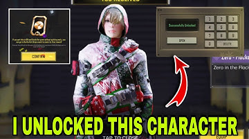 FINALLY I UNLOCKED THIS ZERO CHARACTER CODM - UNLOCKED THIS HIDDEN PASSWORD HO HO EVENT 🔥