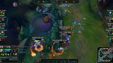 MASTER YI CHÉM NGƯỜI NHƯ CHÉM CHUỐI " PENTAKILL " #1