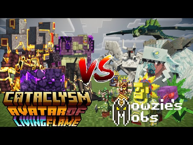 Ender Guardian (L_Ender 's Cataclysm) vs Mowzie's mobs