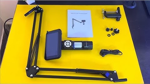 Use AD115 Handheld Digital Microscope with Flexible Arm #andonstar  #microscope  #electronics