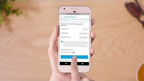 How to request a payment extension