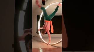 Cyr Wheel acrobatics #funny #comedy #memes