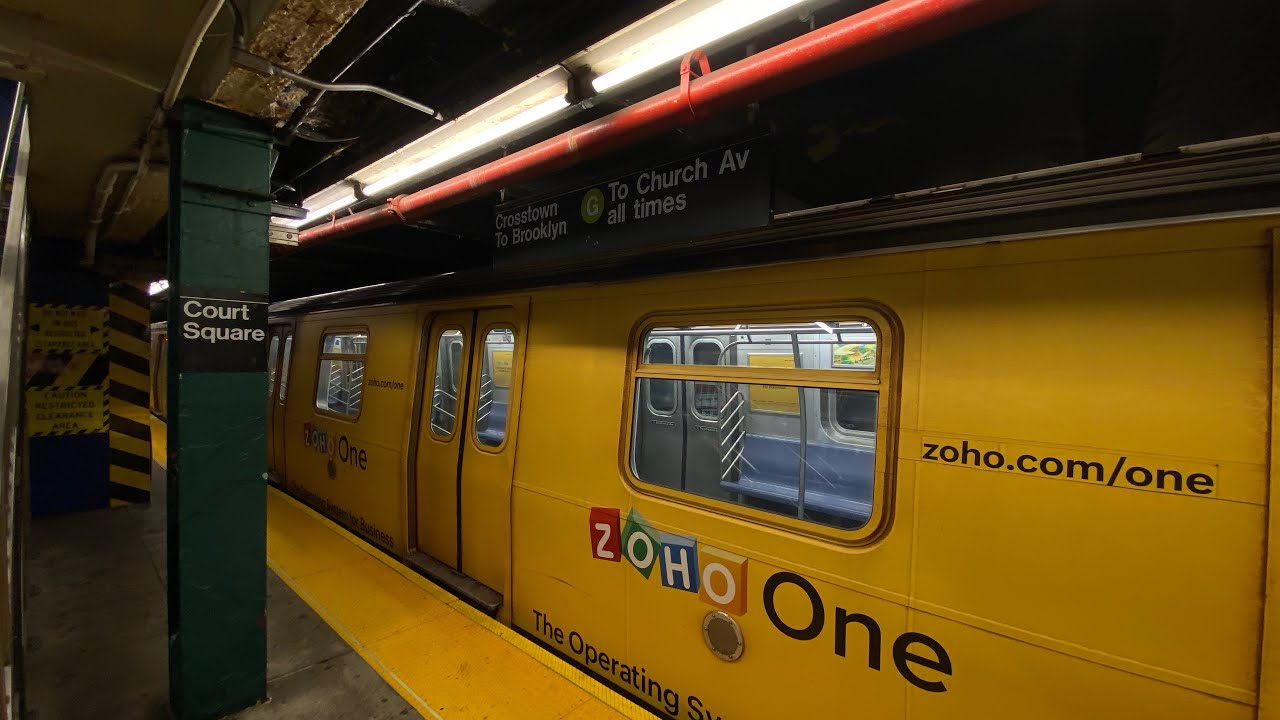 Zoho Wrapped R160 (G) Train Leaving 4 Avenue9 Street YouTube