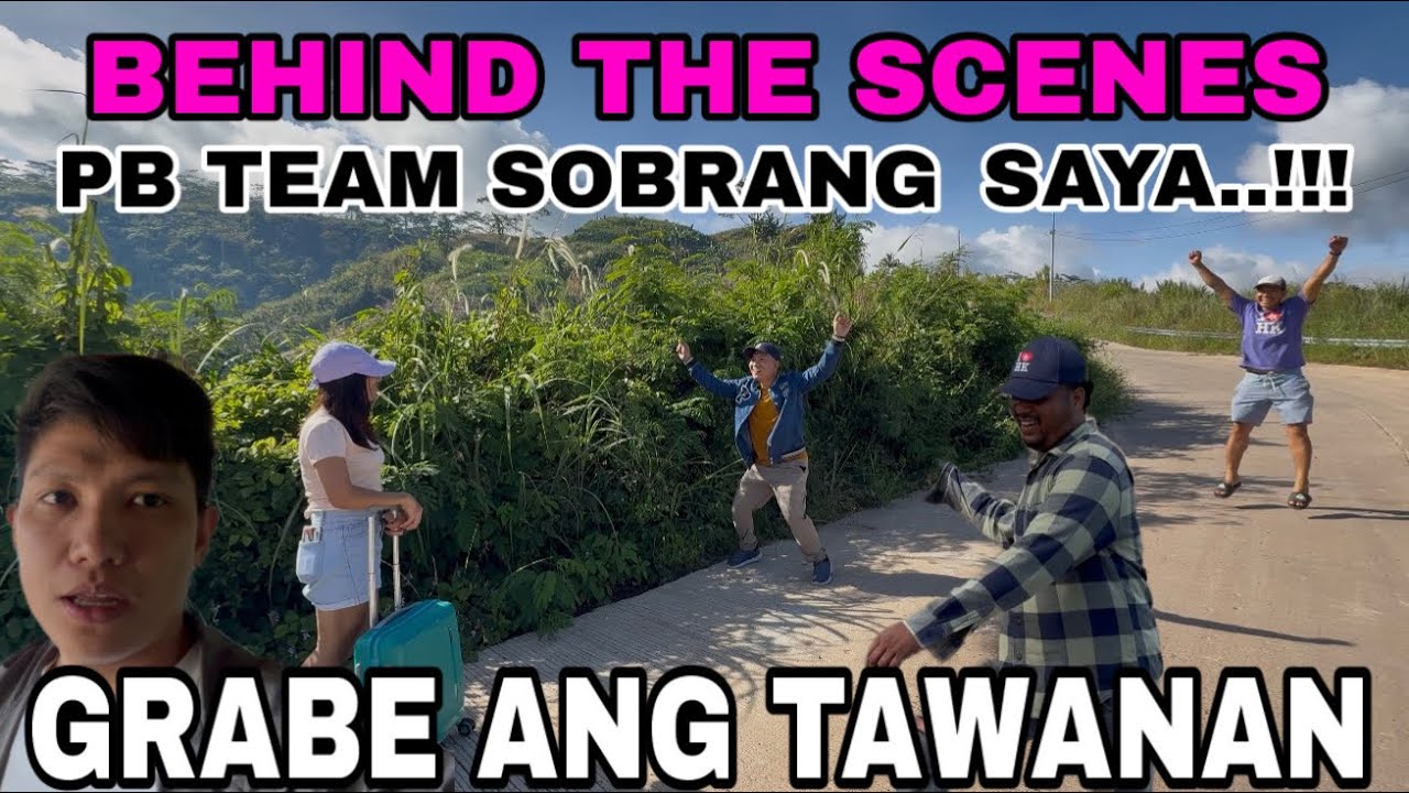 Behind the scene grabe kinilig si @PugongByahero at @CrisnaMahusay  sa shooting 