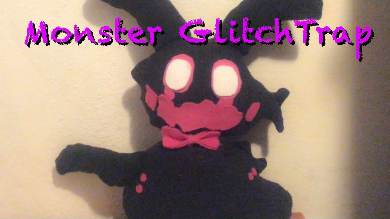 Monster Glitchtrap custom plush review! (FNAF VR: Princess Quest) 