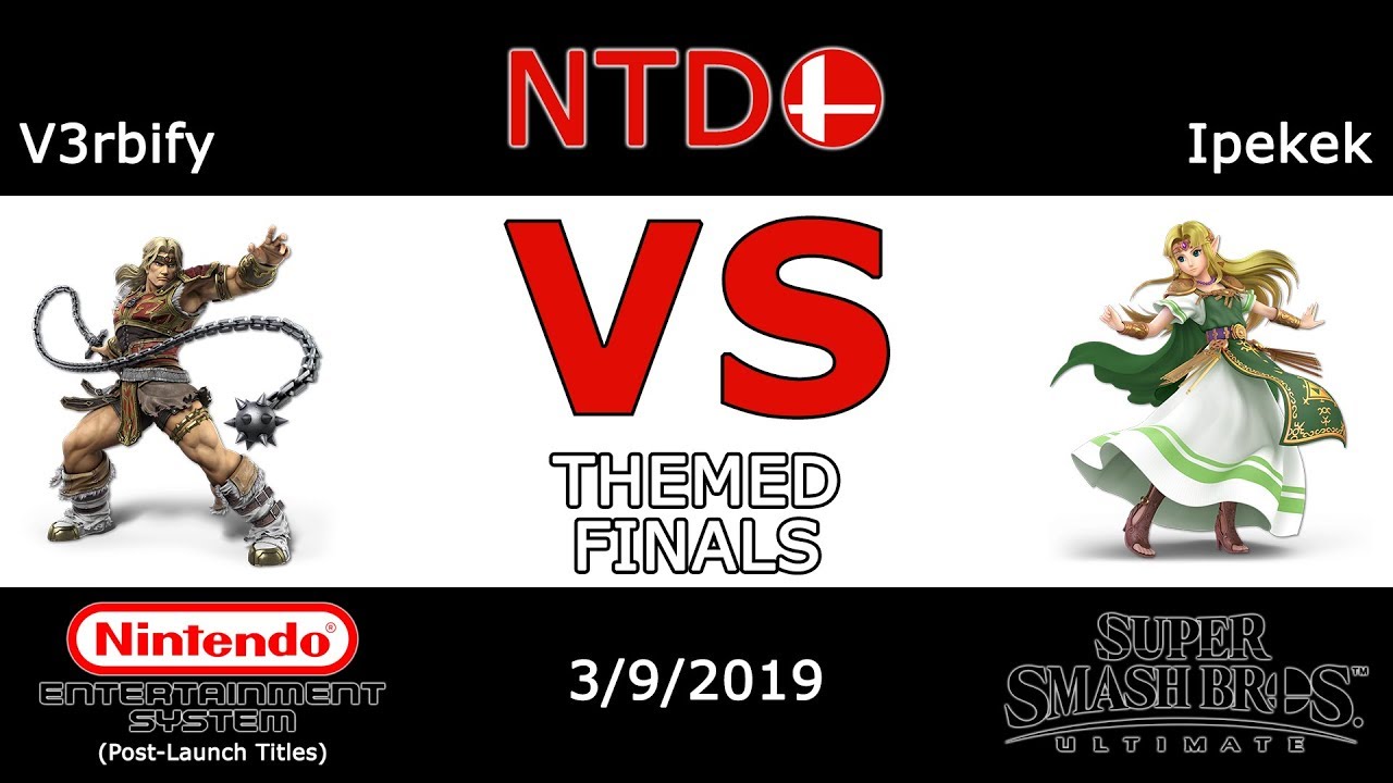 NTDO March 2019 - Themed Finals - V3rbify (Simon) vs Ipekek (Mega Man, Link, Zelda)