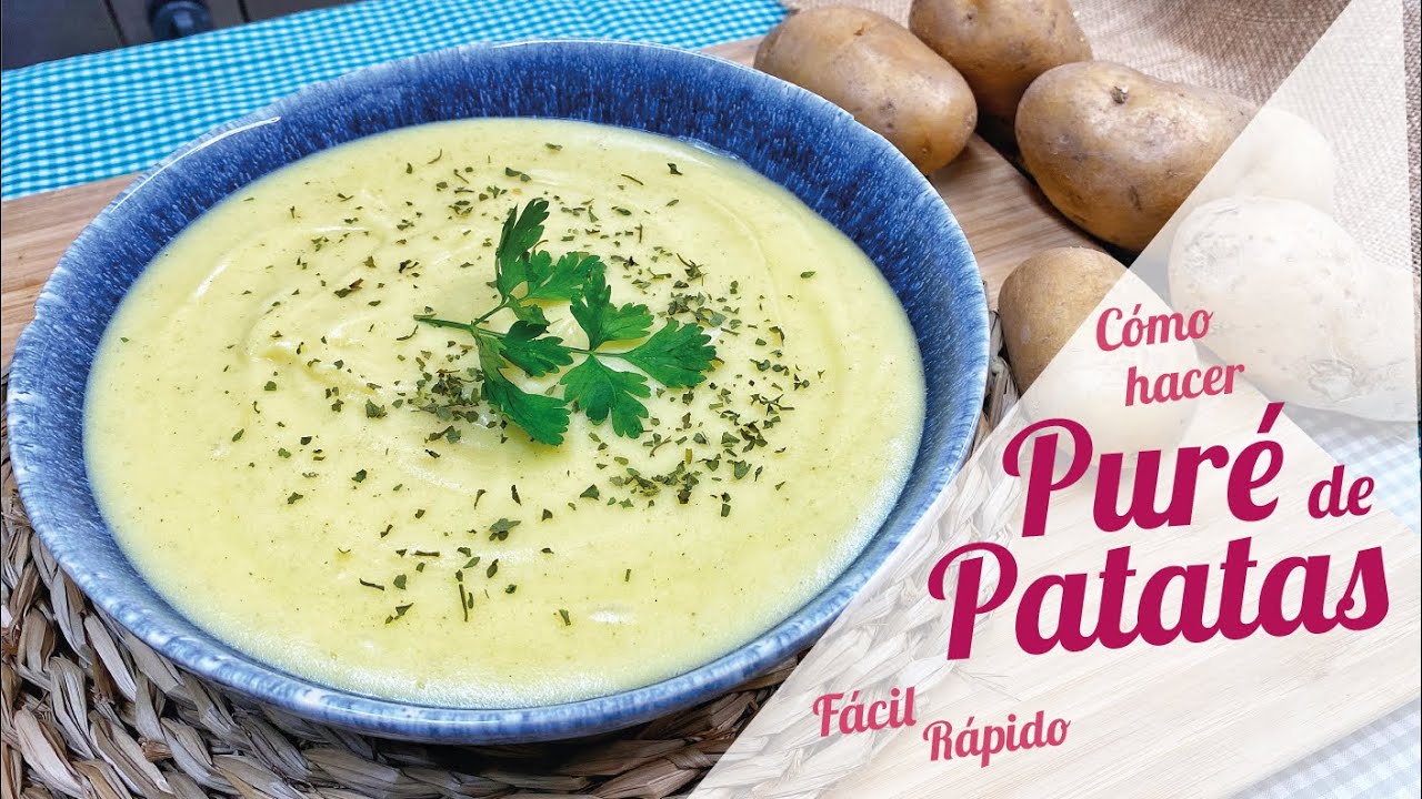 PURE DE PATATAS CREMOSO | Cómo hacer PURÉ DE PATATAS casero fácil