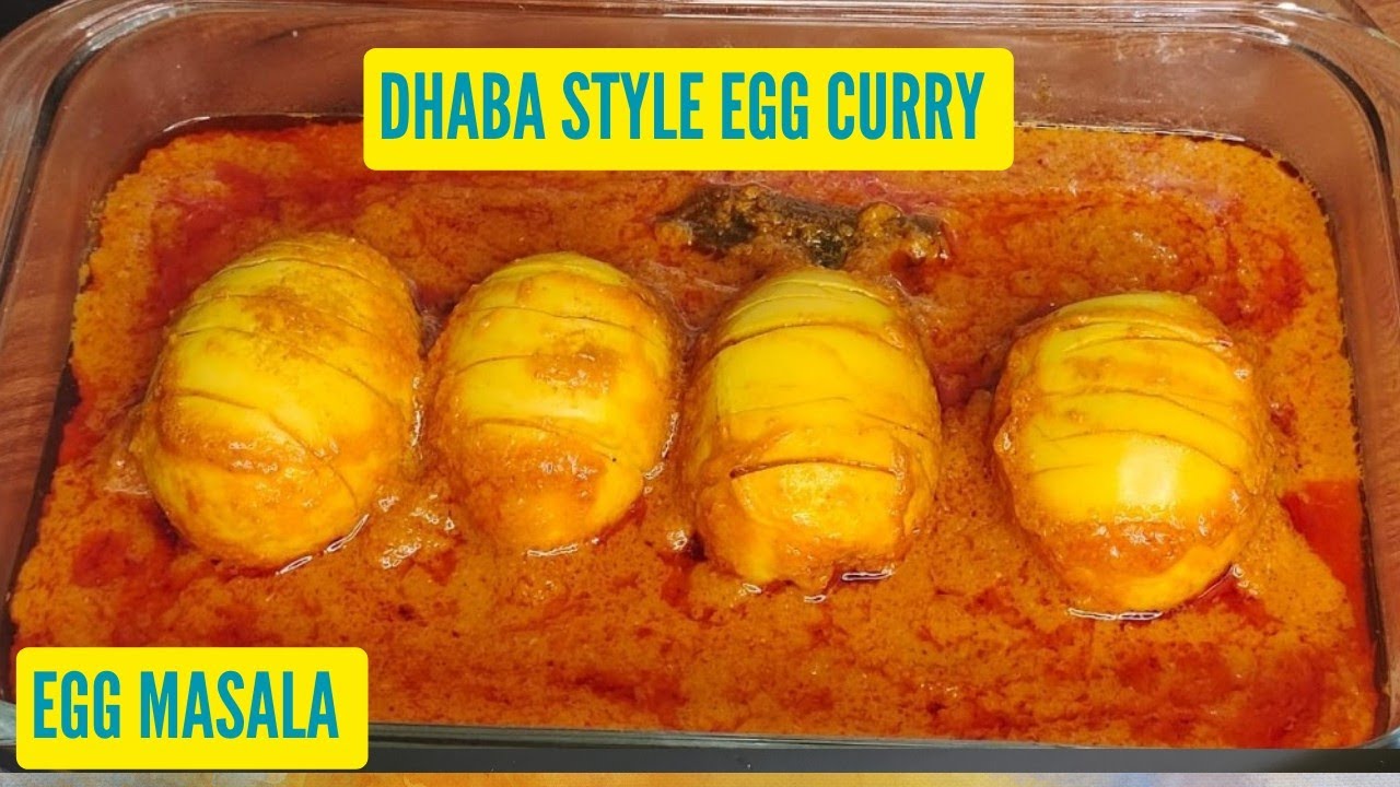 Dhaba Style Egg curry in Tamil Egg curry method 01 home made dhaba