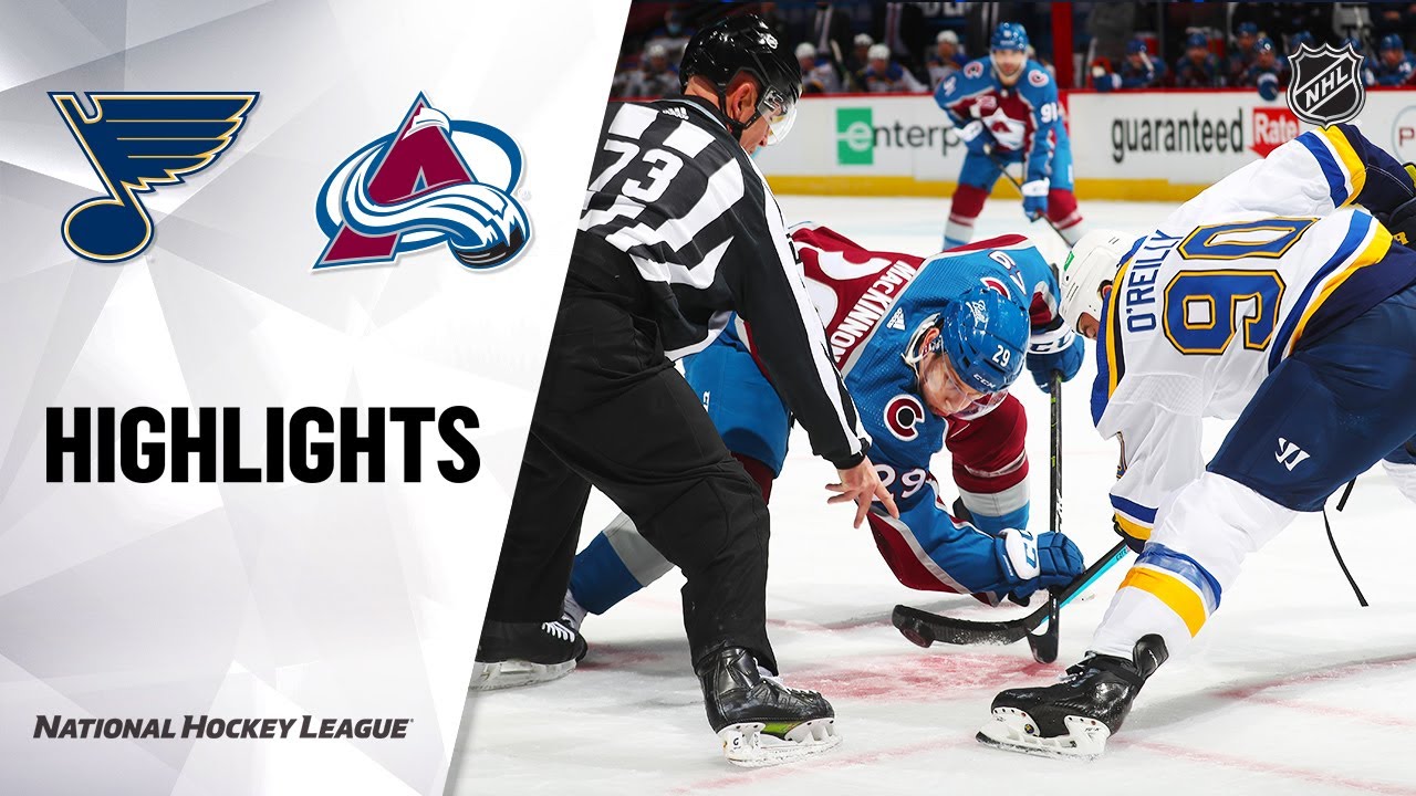 NHL Highlights | Blues @ Avalanche 1/15/21 - NHL