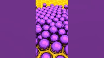 Into The Grid Colorful Balls Drop #satisfying #balls #smile #3danimation #simulation #sound