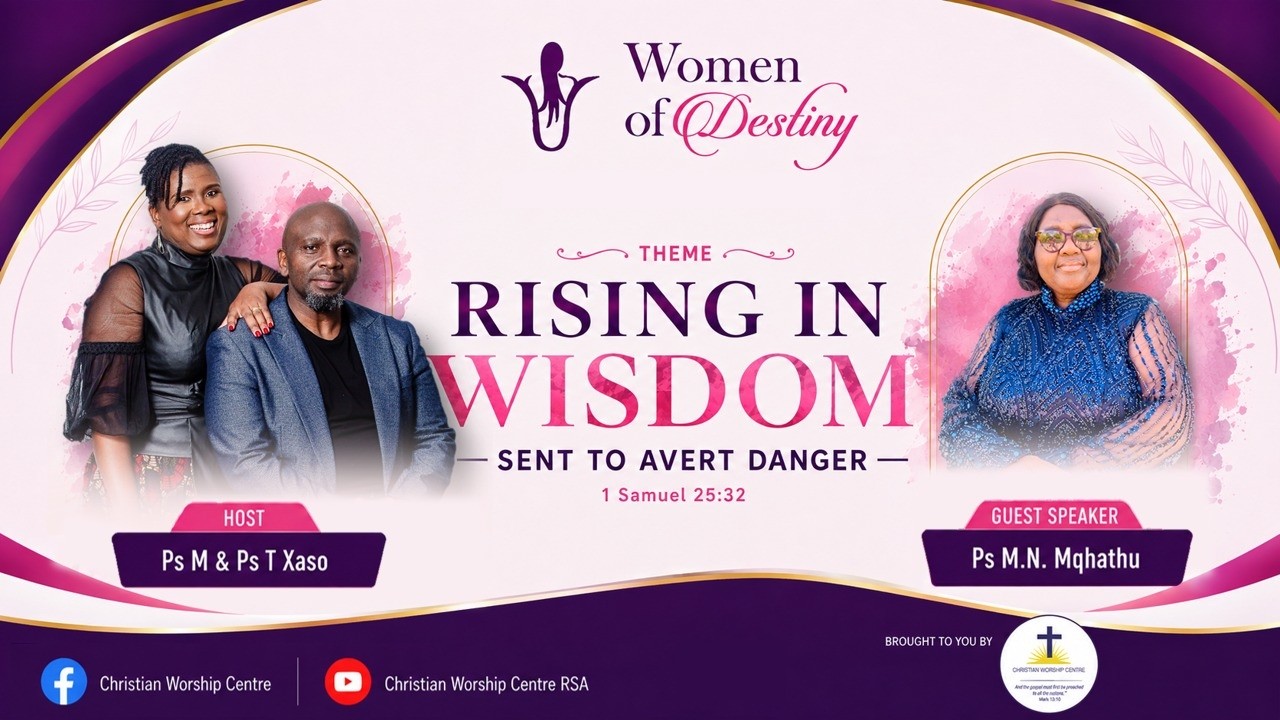 CWC | Women of Destiny Conference 2026 LIVE - Saturday Morning - Pastor N.M. Mqhathu