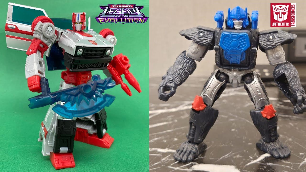 Transformers 2023 LEGACY EVOLUTION DELUXE CROSSCUT + AUTHENTICS "BRAVO