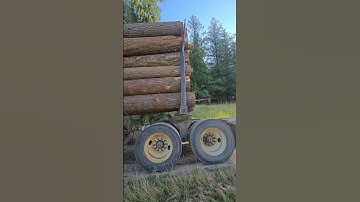 wing logs and short log problems... #idaho #bluecollarlogger #logging #logtruck