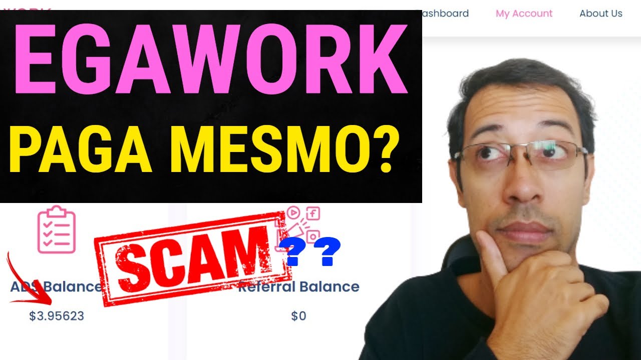 EGAWORK PAGA MESMO? $150 Dólares? É Confiável? SCAM? É FAKE? Como Ganhar Dinheiro no Paypal