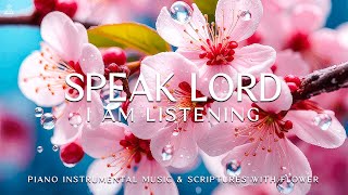Speak Lord: Instrumental Worship, Meditation & Prayer Music with Flower Scene CHRISTIAN piano