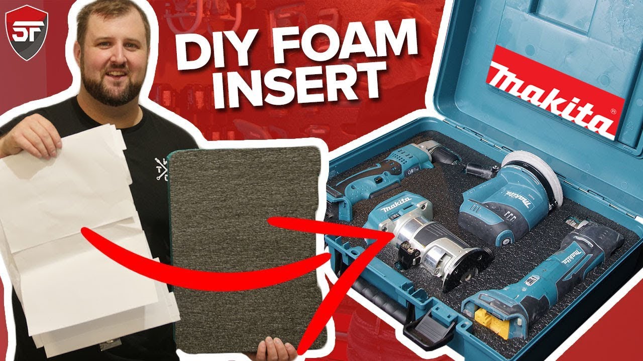 The GENIUS way to make your own DIY Foam Insert! (Ft. Makita Combi