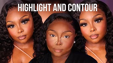 Full Face Makeup: Highlight & Contour | Ariel Black