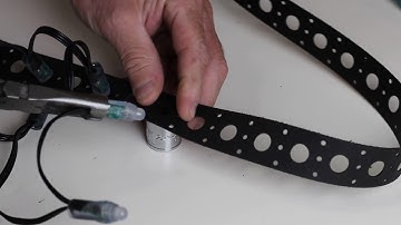 How to use Holidaycoro Pixel Node Pliers to Install Nodes into PixNode Strip, Net and 10mm Coro