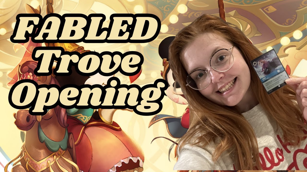 Opening a FABLED TROVE early! Lorcana set 9 is here!