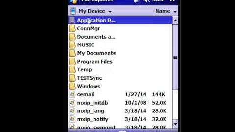 1 Installing SWAMI on a PDA