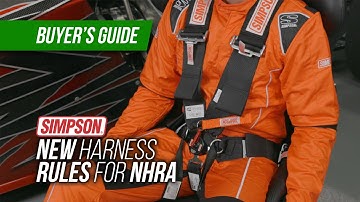 Simpson - New Harness Rules for NHRA Advanced ET Classes