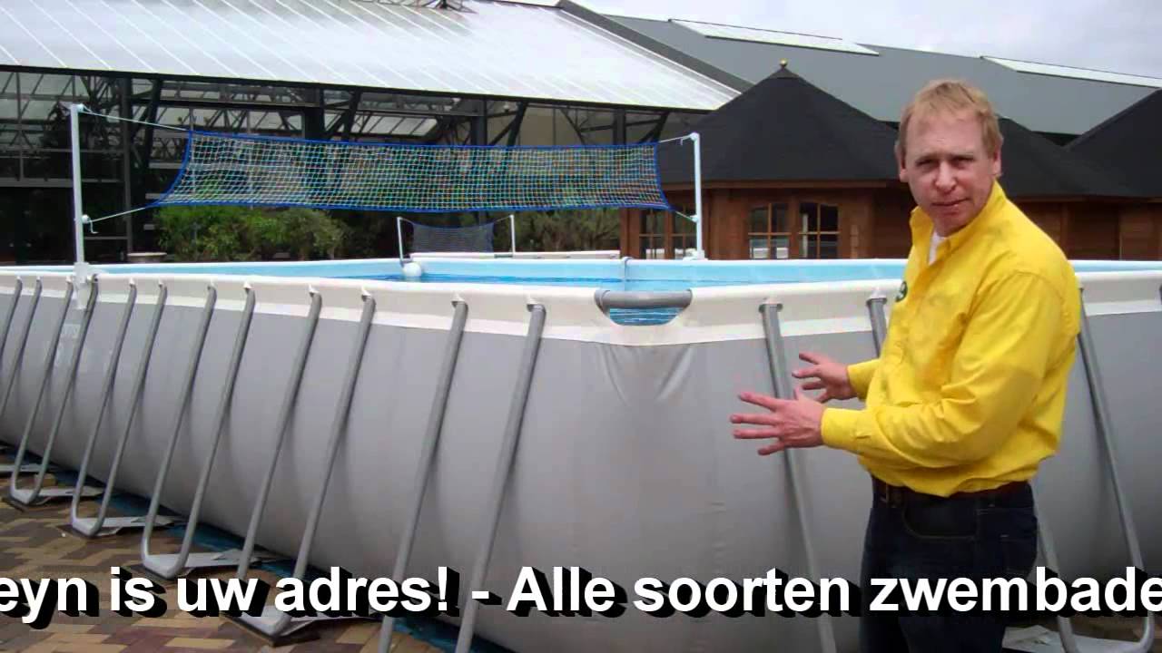 bijstand Deens zonne Makkelijk opbouwbare intex zwembaden | Fonteyn - YouTube