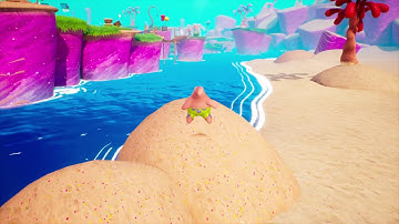 SpongeBob SquarePants: Battle For Bikini Bottom - Rehydrated out of bounds  jellyfish fields