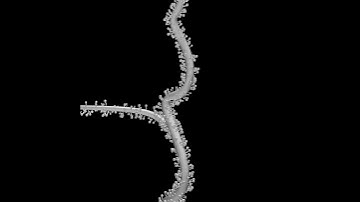 Maya  Particle Instancer Used to Create Dendritic Spines