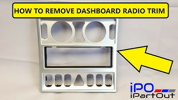 Crossfire How To Remove Climate Control, CD Player Bezel Trim