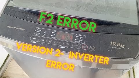 Sharp F2 error inverter section repair