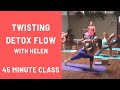 45 Minute Yoga Class - Twisting Detox Flow