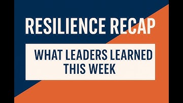 The Resilience Advantage