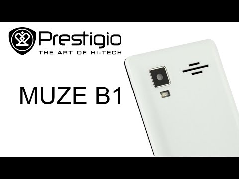 Prestigio Muze B1 Duo White Мобильный телефон. Распаковка и первое включение!