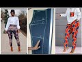 HOW TO MAKE A FITTED FEMALE TROUSERS || Pants || Cutting and Sewing Tutorial