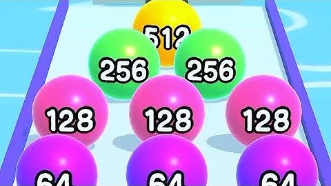 Ball run 2048 New Update gameplay Level 137