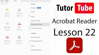 Adobe Acrobat Reader Tutorial - Lesson 22 - Review Comments