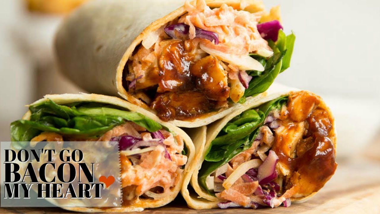 Bbq Chicken Wraps Youtube