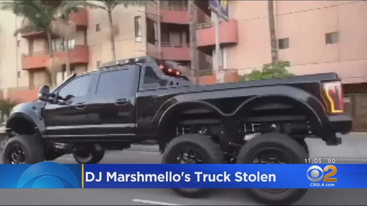 Suspect Goes On Joyride In 350K Truck Belonging To DJ Marshmello YouTube