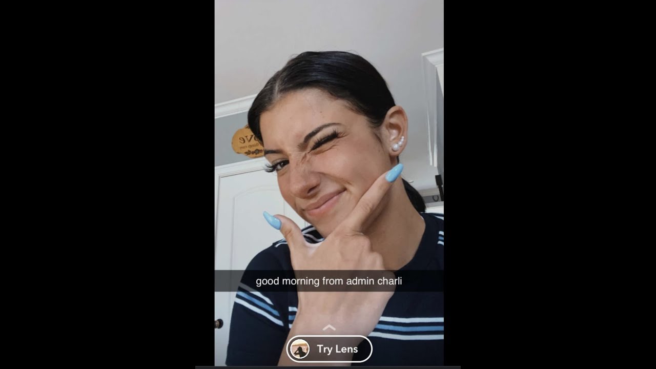 CHARLI D'AMELIO DISTURBNG SNAPCHAT LEAKED! - YouTube