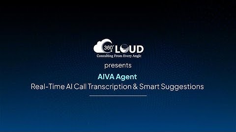 AIVA Agent Demo | Real-Time AI Call Transcription & Smart Suggestions