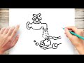 How to Draw Washing Hand Step by Step