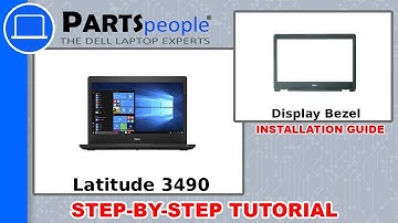 Dell Latitude 3490 (P89G001) Display Bezel How-To Video Tutorial
