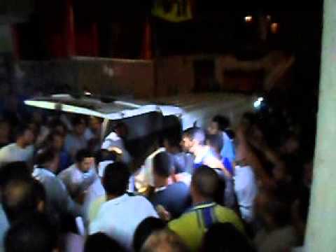 مركز قطور غربيه الاستاذ طارق عيسي اثناء اخراجه من سيارة نقل الموتي