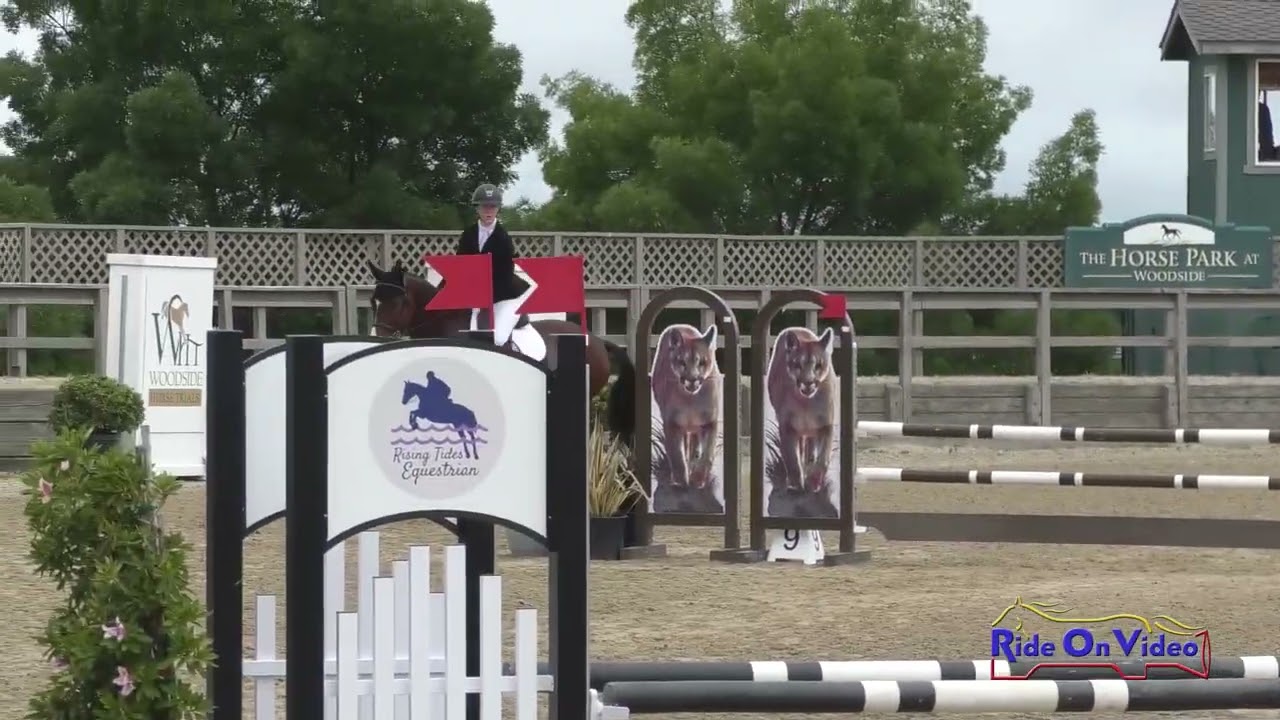 151S Sophie McCanna on Fernhill Vanguard JR Novice Show Jumping Woodside May 2024