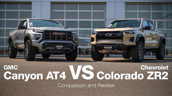 2024 Chevy Colorado ZR2 vs GMC Canyon AT4 | Comparison and Review
