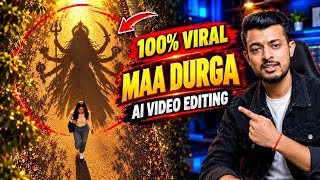 Instagram viral maa durga ai video editing | Trending AI Video Tutorial | #maa #maadurga #mahakali screenshot 3