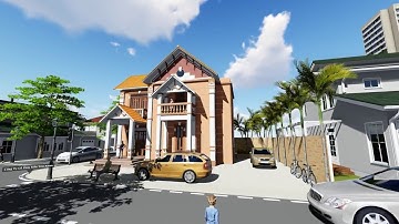 Mẫu nhà biệt thự đẹp làm bằng phần mềm Revit - Hocrevit.net